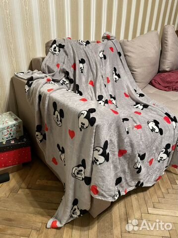 Плед мягкий с Мики Маусом sinsay 160 см
