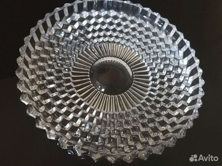 Винтаж: Богемия, хрустальные розетки