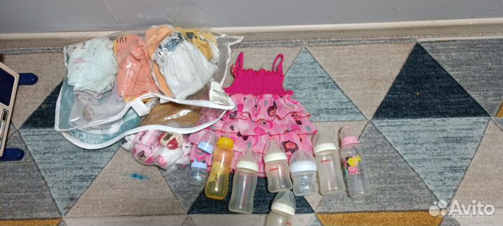 Детская одежда для девочек пакетом 68 74