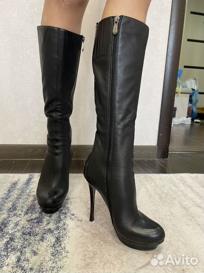 Сапоги натуральная кожа