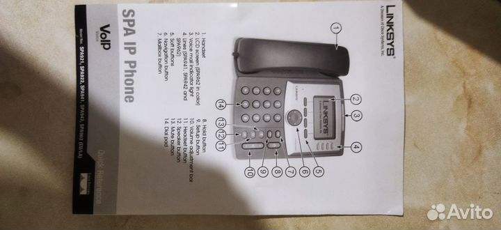 Телефон офисный linksys