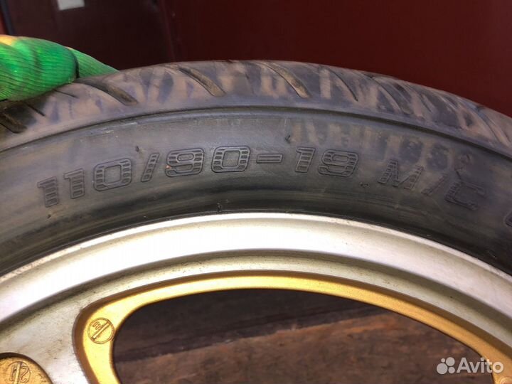 Переднее колесо от Honda Shadow 750