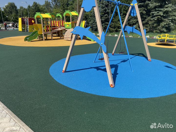 Покрытие из резиновой крошки