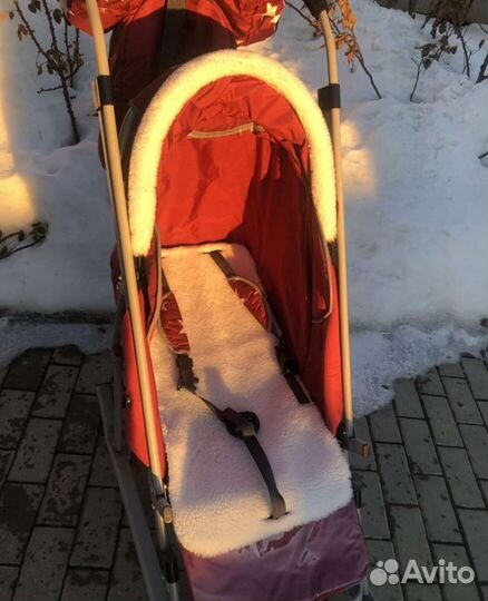 Детские санки коляска