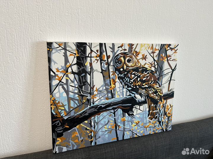 Картина сова