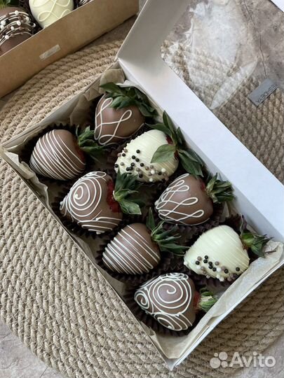 Клубника в бельгийском шоколаде наборы