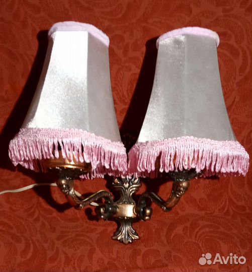 Бра латунный