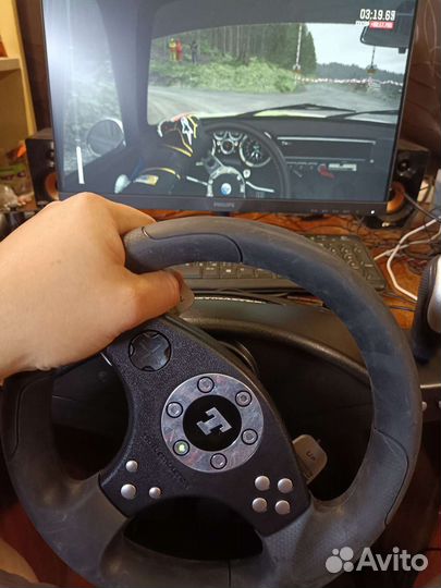 Руль Thrustmaster RGT PRO Cluth с 3 педалями