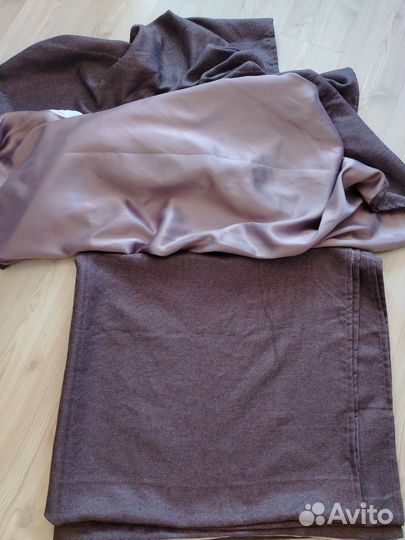 Шторы новые блэкаут рогожка