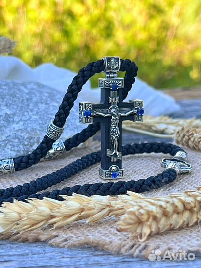 Крест серебряный