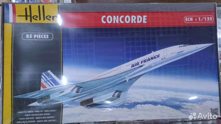 Сборная модель Heller Concorde
