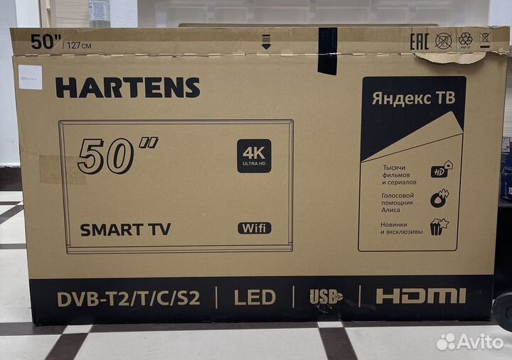 Телевизор Hartens HTY-50uhdo11G-HC22