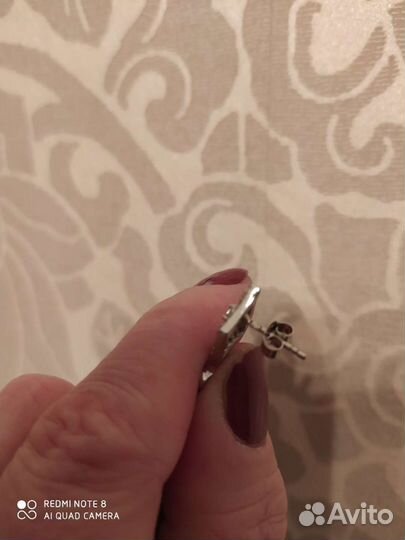 Серебро 925,комплект,серьги,кольцо Guess