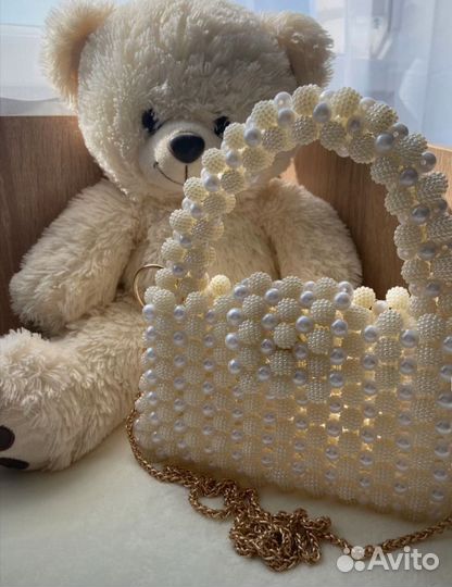 Сумка из бусин ручной работы