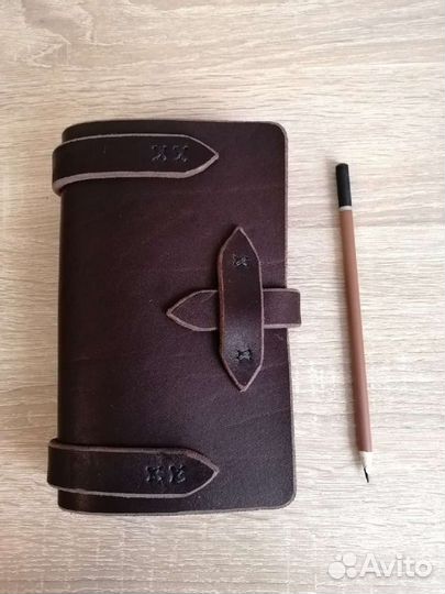Блокнот ручной работы из натуральной кожи