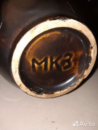 Ваза. обливается керамика СССР