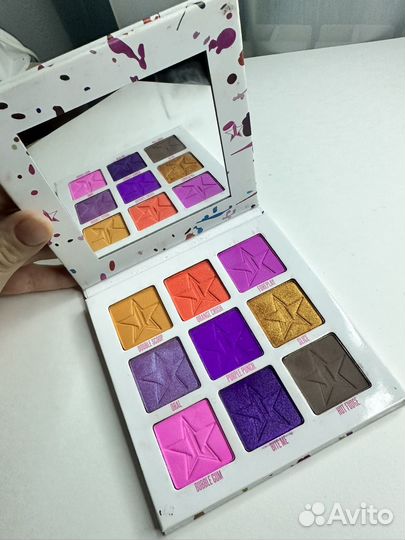 Jeffree star палитра теней