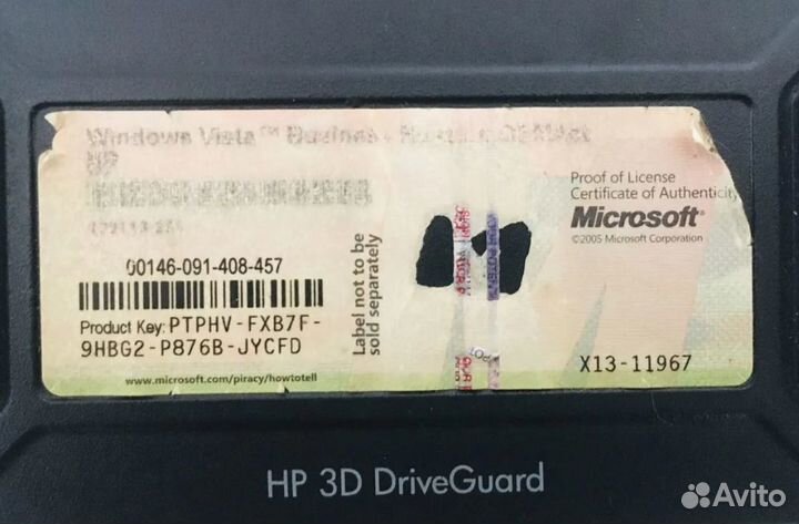 Ноутбук HP Compac 6910p, рабочий