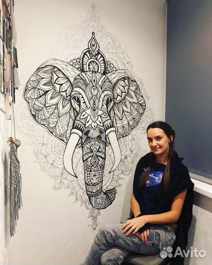 Художник, роспись стен, картины в интерьер