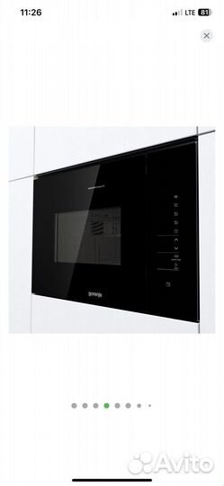 Микроволновая печь Gorenje BMI251SG3BG