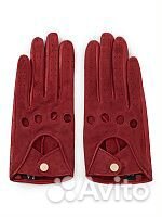 Перчатки из натуральной кожи и замши Верди