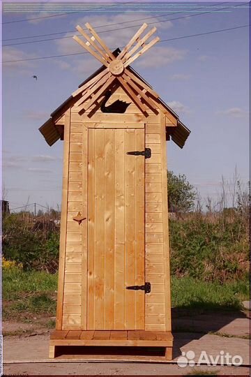 Дачный туалет с кошкой AQD