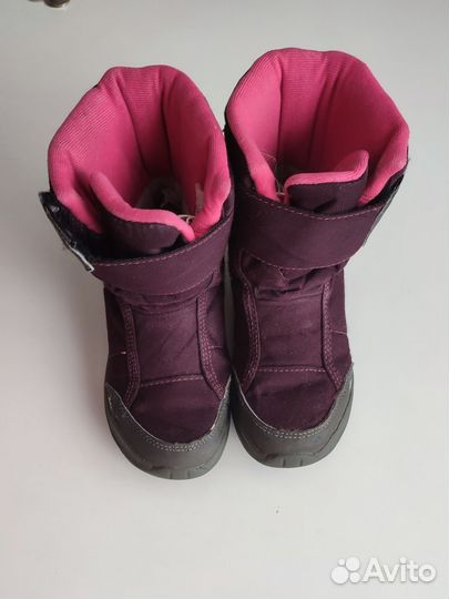 Ботинки мембранные зимние декатлон 27-28