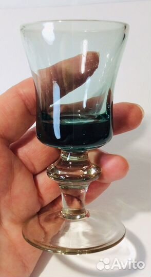 Рюмки СССР. Цветное стекло. Винтаж