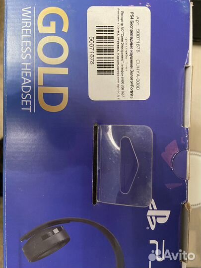 Гарнитура для PS4 PlayStation 4 Gold (cuhya-0080)