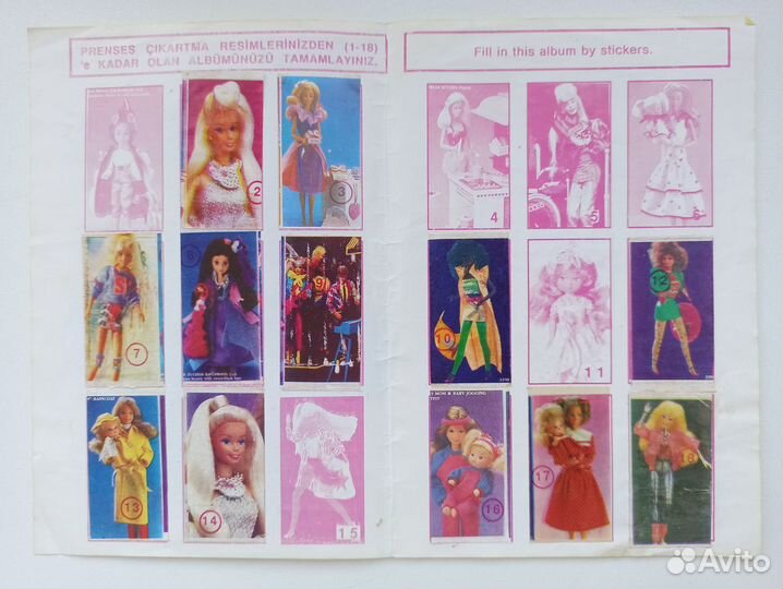 Альбом с наклейками Барби/Синди