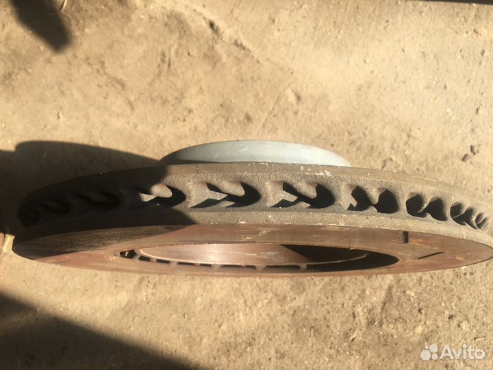 Диск тормозной задний левый Порше Панамера турбо