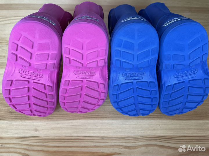 Сапоги резиновые Crocs оригинал С9 (25- 26)