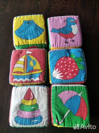 Кубикиби мякиши+ книжка шуршащая