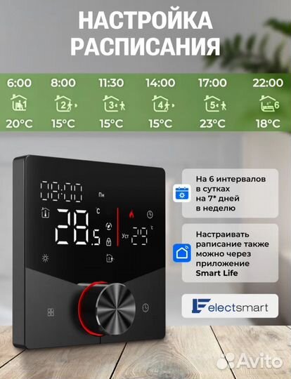 Терморегулятор для теплого пола Electsmart