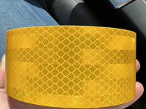 Светоотражающая лента для автомобиля желтая