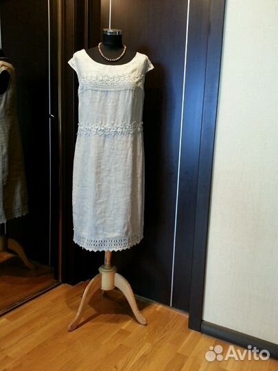 Новое эко платье из льна