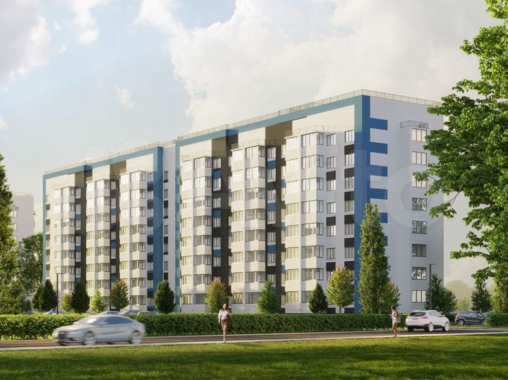 1-к. квартира, 36,1 м², 2/8 эт.