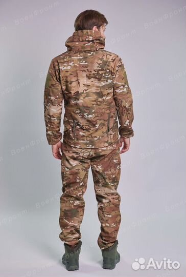 Костюм тактический softshell мультикам