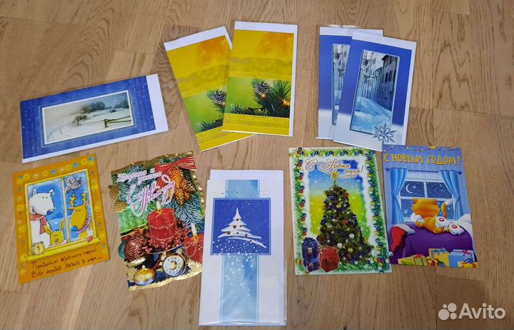 Открытки поздравительные, комплекты