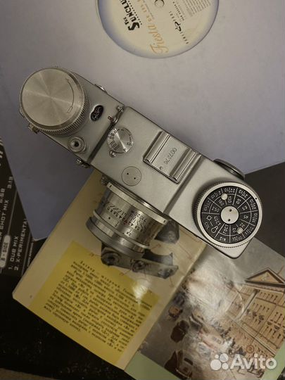 Плёночный фотоаппарат Ленинград в коробке Рабочий