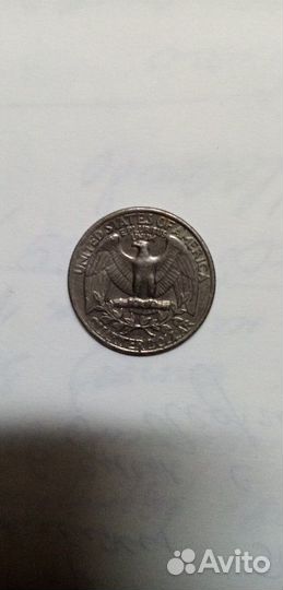 Монета 1978г. liberty ouarter dollar. Перевертыш