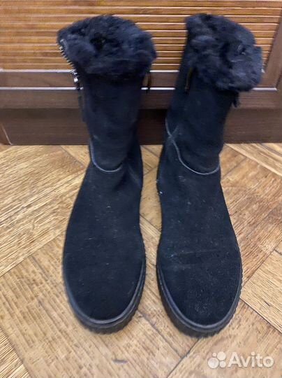 Сапоги женские натуральная кожа зима