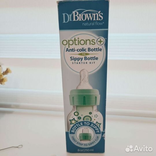 Поильник (бутылочка) DR. Brown's с узким горлышком