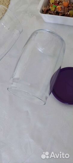 Банка стекло, 900мл, крышка силикон