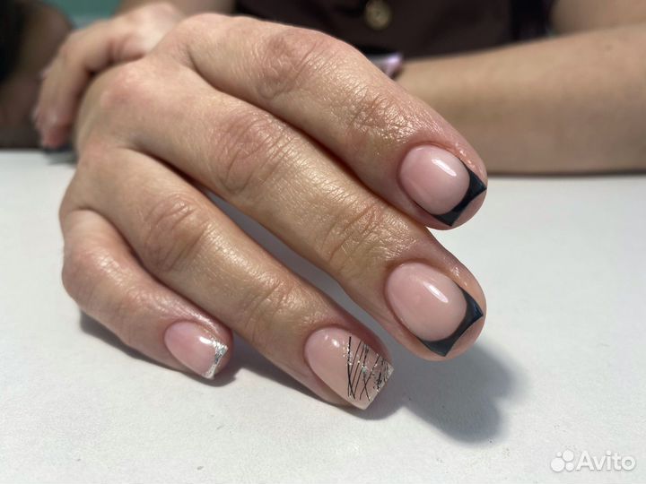 Маникюр с покрытием гель лак