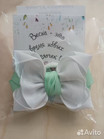 Бантики из репсовых лент