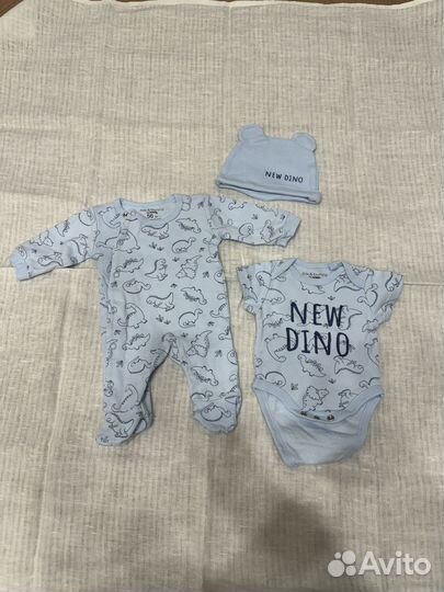 Вещи для новорожденного р 50-56 Mjolk Sinsay