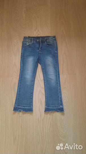 Джинсы zara для девочки 110,116