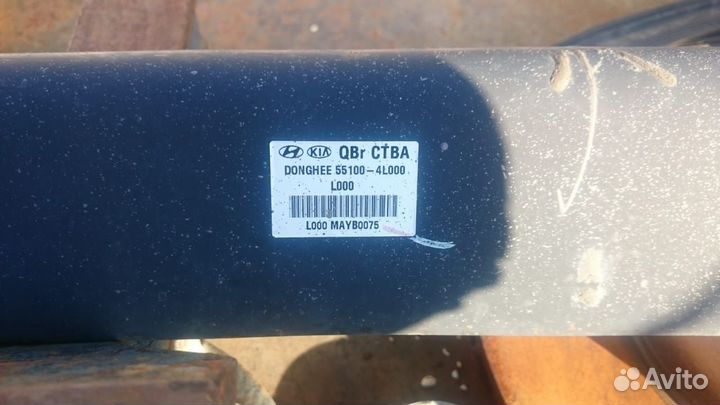 Задняя балка на Hyundai Solaris