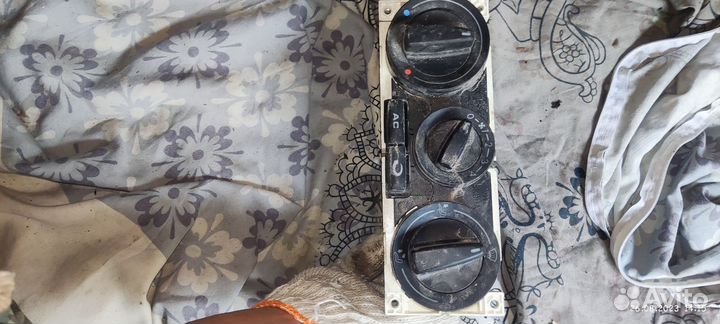 Блок управления печкой skoda